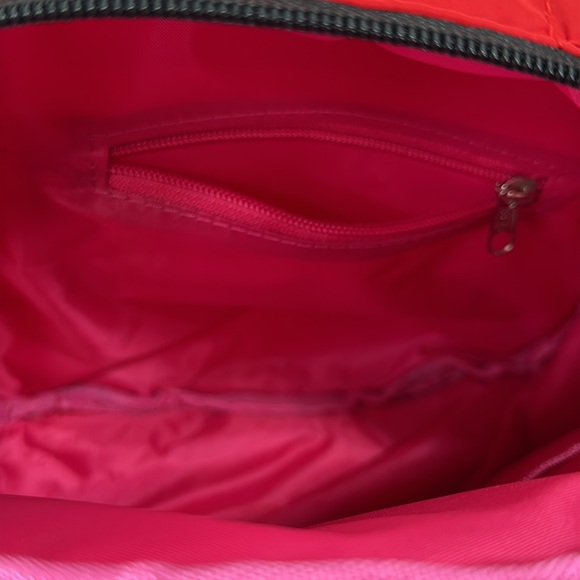 Hello Kitty Quilted Red Mini Backpack Embroidered Bag Zipper Charm Y2K - Picture 8 of 16